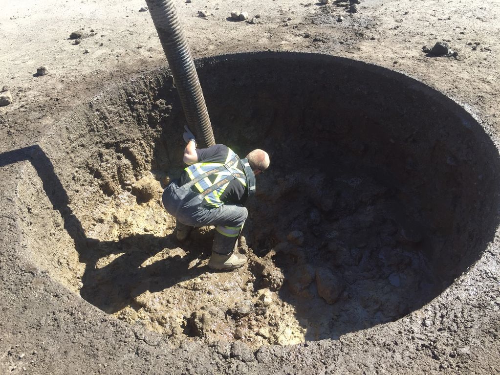 Tree planter hole