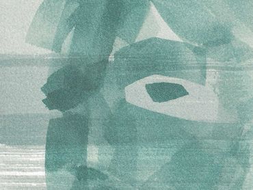 Fever VII
Green fishnet dye on paper, 15x18 cm, 2024