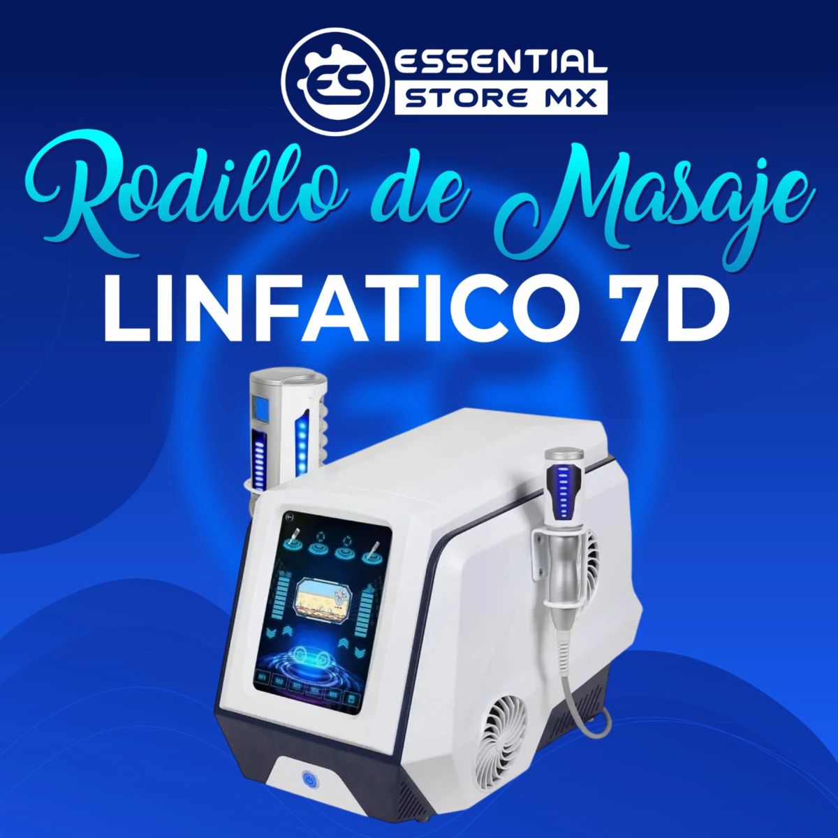 Rodillo de Masaje linfatico 7D