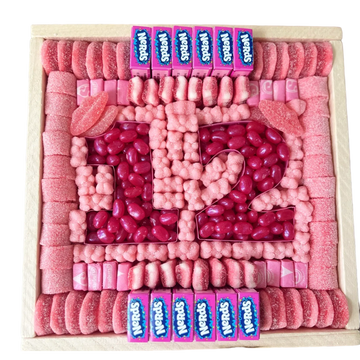 birthday number, candy board, signature, custom, favorites, celebration, the birthday treat, sweet 