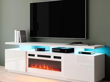 Eva-KWH Electric Fireplace 71" TV Stand