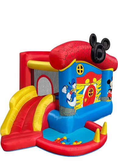 Mickey mouse Jumper ( 10L*9W*7H)  With 2-3 children capacity at one time.
Age: 3-8
Price: $60.00
