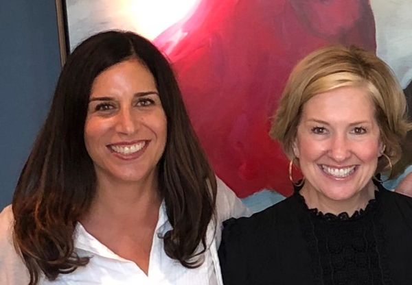 Maya Kraft with Brene Brown at Dare to Lead training