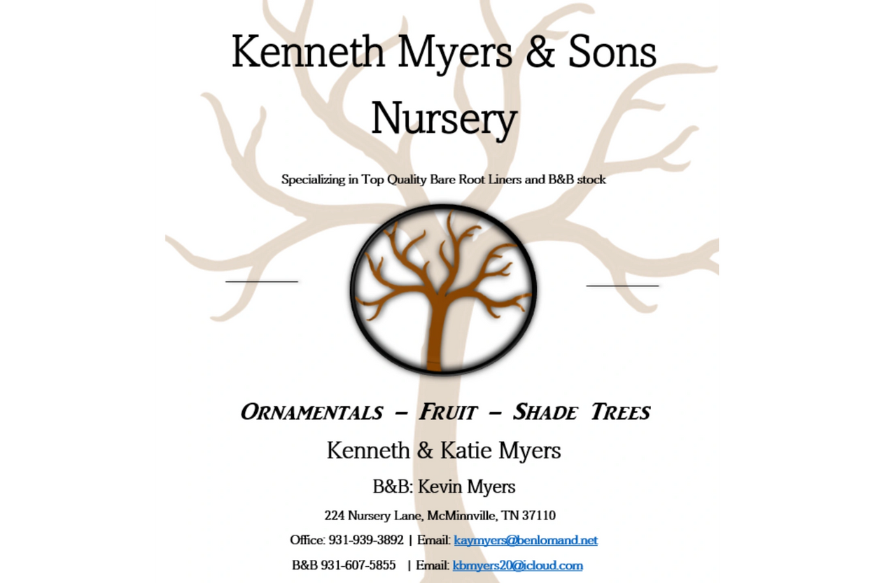 Nursery Book & Price List