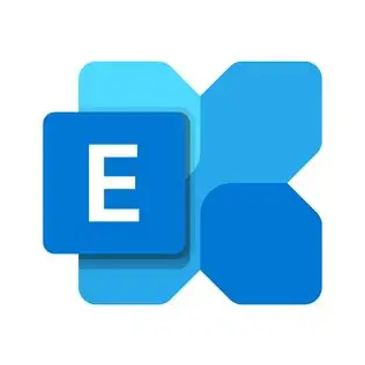 Microsoft Exchange logo.