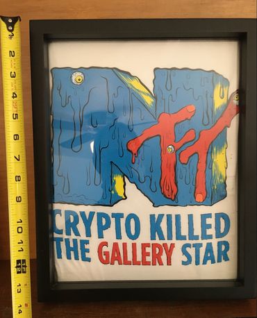 Crypto Killed the Gallery Star by Moxerra