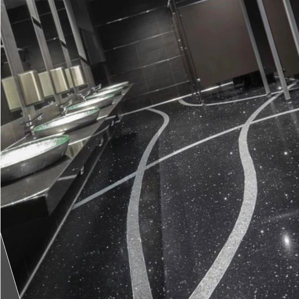 Black Epoxy Terrazzo 
@Orlando @West Palm Beach 
@Vero Beach