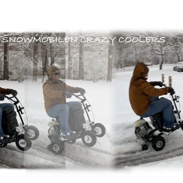 Kit Crazy Cooler Scooter Riding Coolers Motorized Cooler Cart Uk