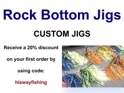 Rock Bottom Jigs discount, use hiswayfishing