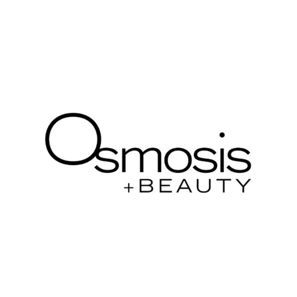 Osmosis Beauty logo in black and white.