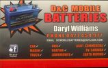 Daryl Williams from D&C Mobile Batteries
