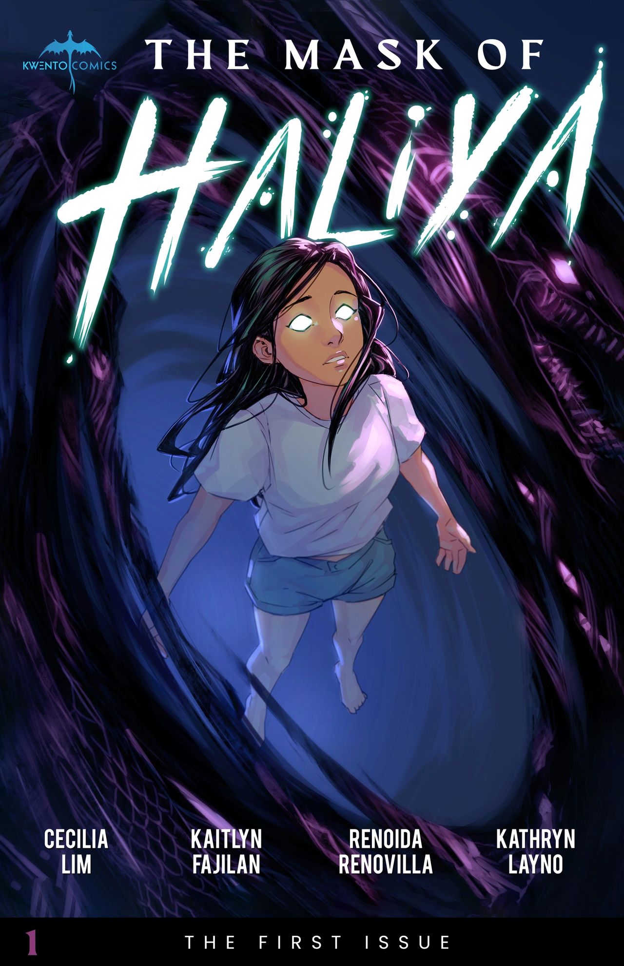 Cover Art of The Mask of Haliya: The Eye of the Serpent (Issue 1)
