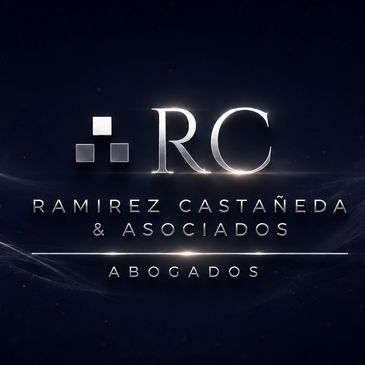 Logo profesional de un bufete de abogados llamado Ramírez Castañeda &amp; Asociados.
