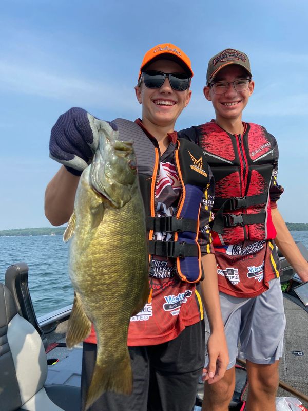 Minnesota Small mouth bass caught in Otter tail County