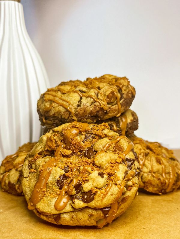Biscoff Cookie Butter with chocolate chips