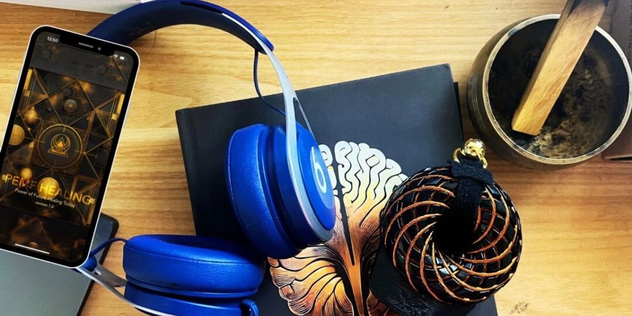 rodin coil, headphones, PEMF, frequency app, healing