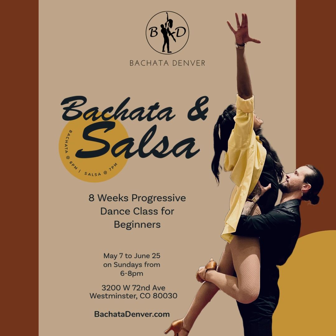 Bachata & Salsa 101: 8 Weeks Progressive Dance Class for Beginners