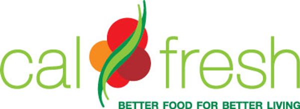 CalFresh logo promoting healthy food choices.