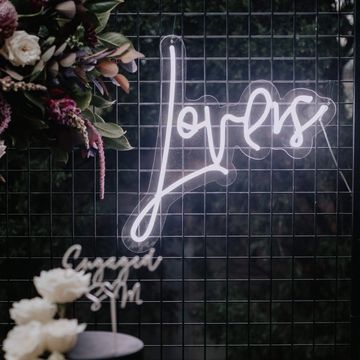 'LOVERS' Neon Illuminated Signs 