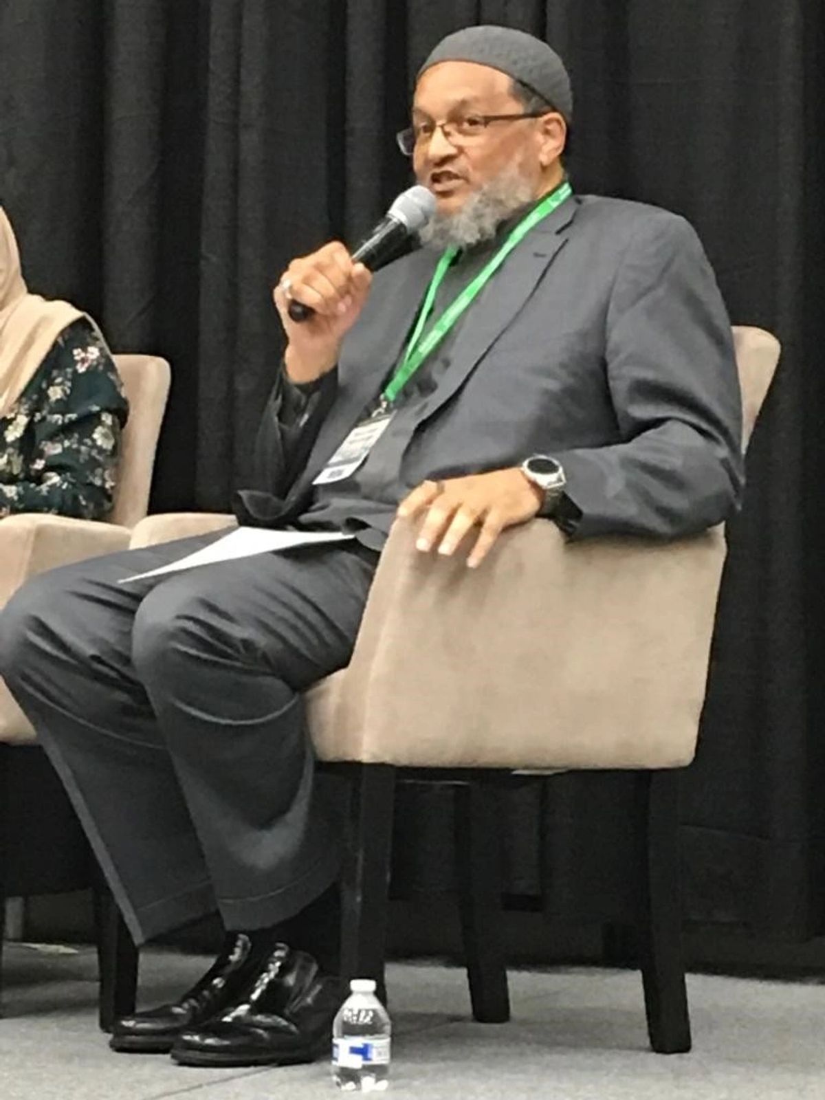 Imam Khalid Abdul Fattah Griggs speaking at an event