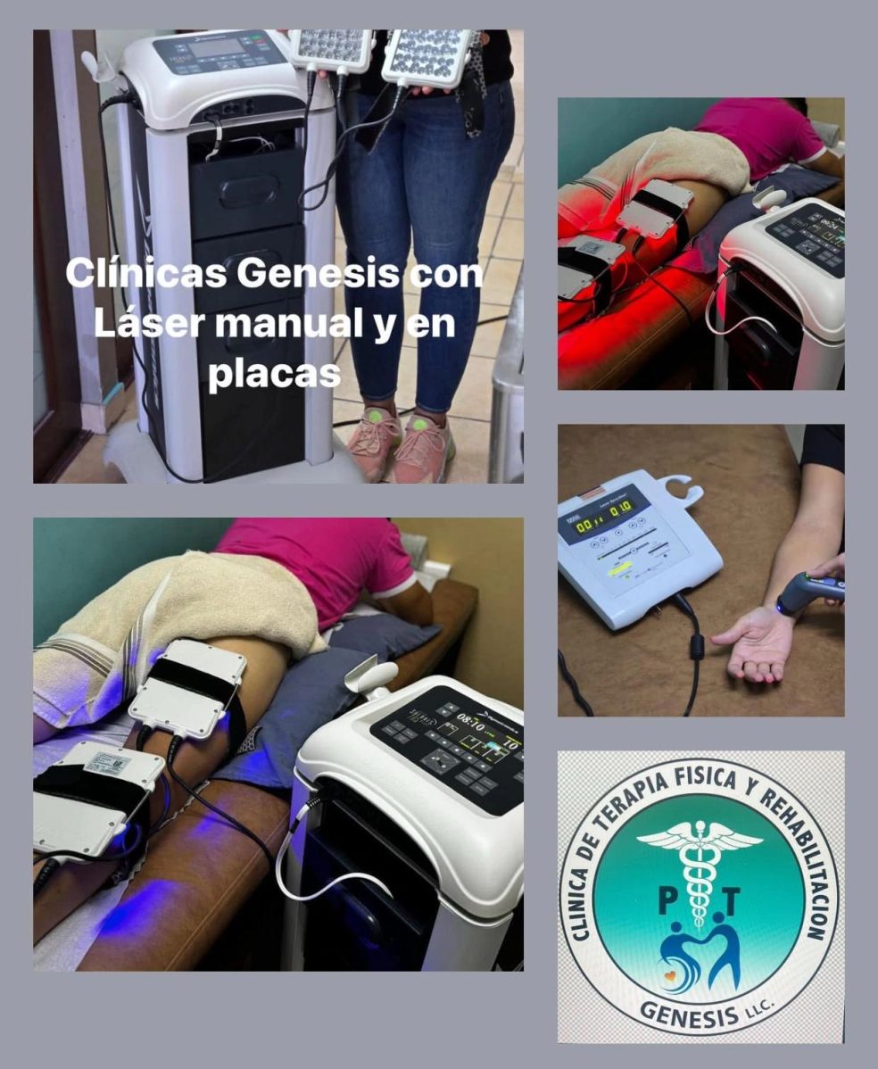 Tratamiento con Laser con Terapia Física en Clínica de Terapia Física y Rehabilitación Génesis, LLC.