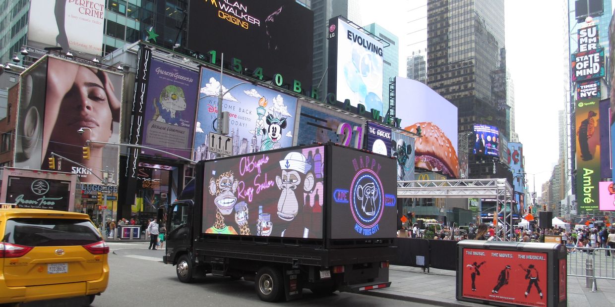 LED Billboard Truck in NYC