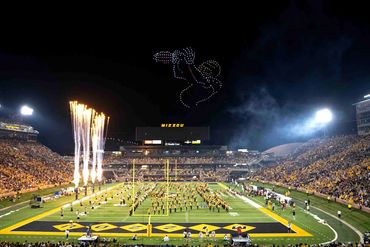 Drone Light Show, University of Missouri, Memorial Stadium, Columbia, MO
