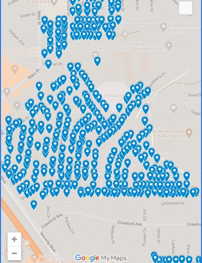 This method begins with your team providing a CSV file containing targeted addresses.