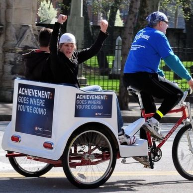 Advertise Outdoors During Raiders NFL Games - Las Vegas Rickshaw Pedicab  Advertising