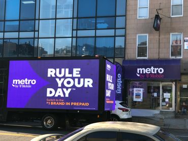 T-Mobile's Rule Your Day Campaign with an LED Mobile Billboard Truck and in-store survey activation