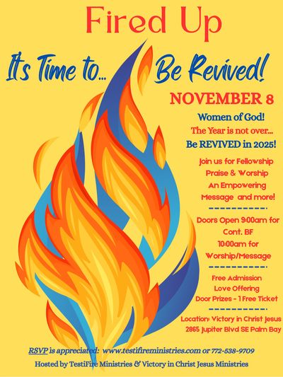 Fired Up Fellowship for Women!