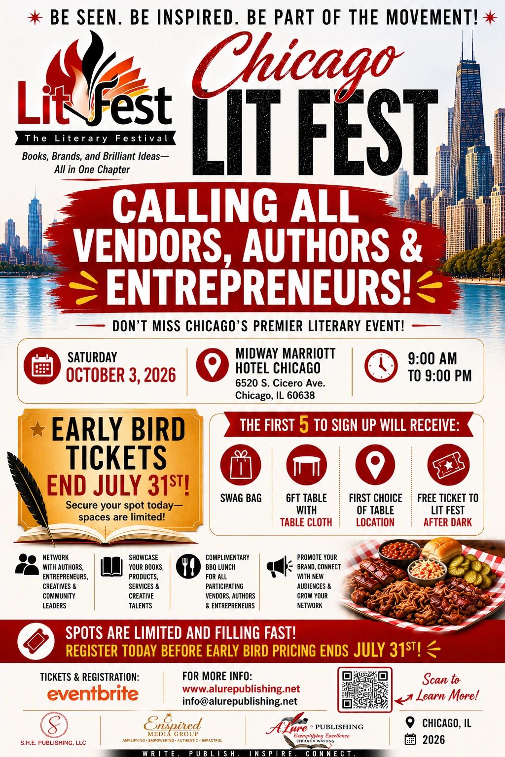 ***EARLY BIRD TICKETS END JULY 31ST**
CALLING ALL VENDORS, AUTHORS, AND ENTREPRENEURS 