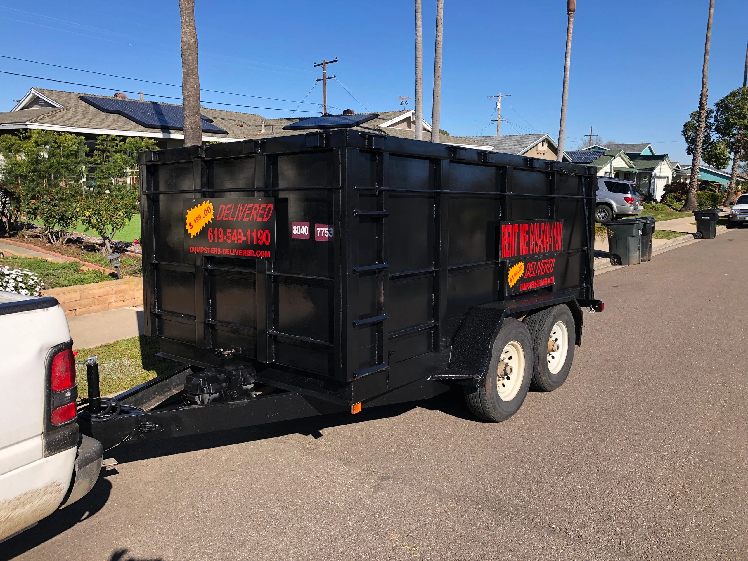 Dumpsters Delivered $199 dumpster rental