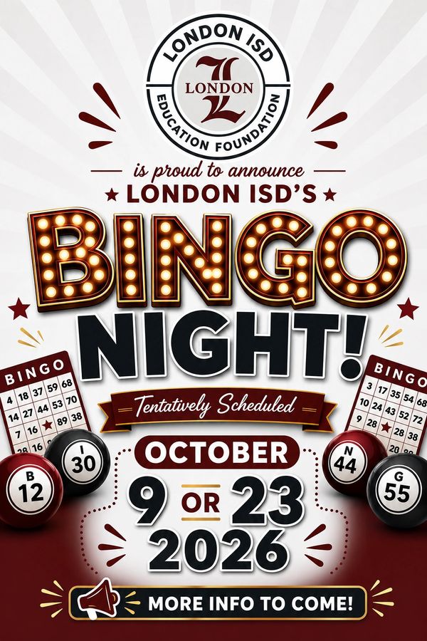 London ISD's Bingo Night 2026