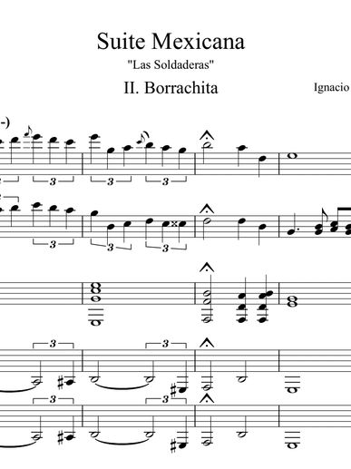 Suite Mexicana (score)