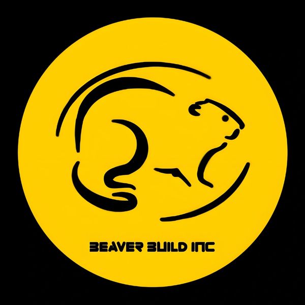 Beaver Build Inc logo with beaver illustration.