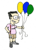 Jonathan's Balloons 
at the Light Closet...
242 Bellevue Ave. NJ
