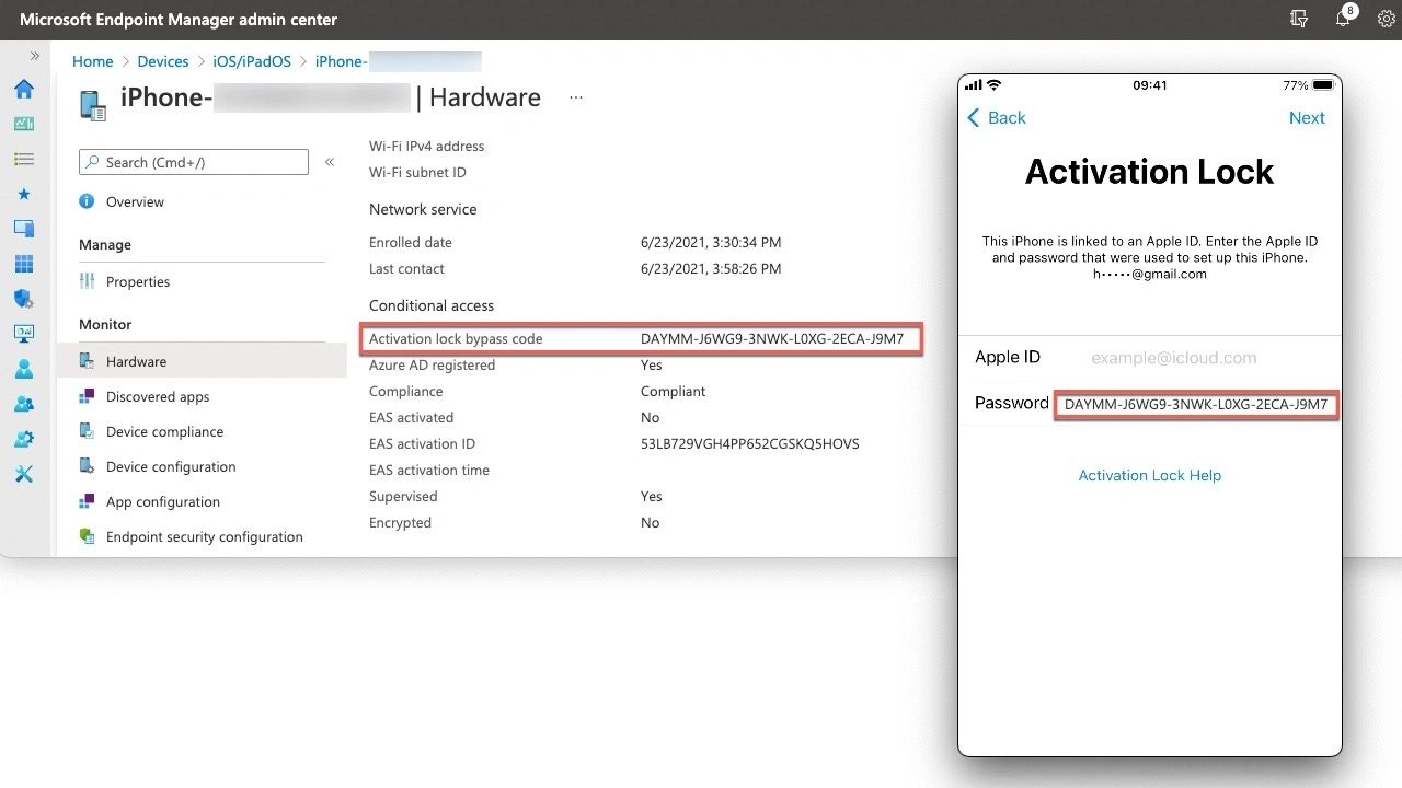 Latest Azure Lock codes