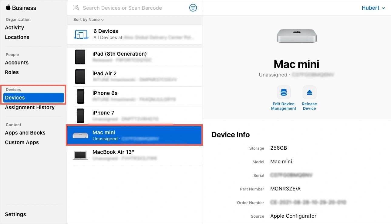 Add Mac devices to Apple Business Manager with Apple Configurator
