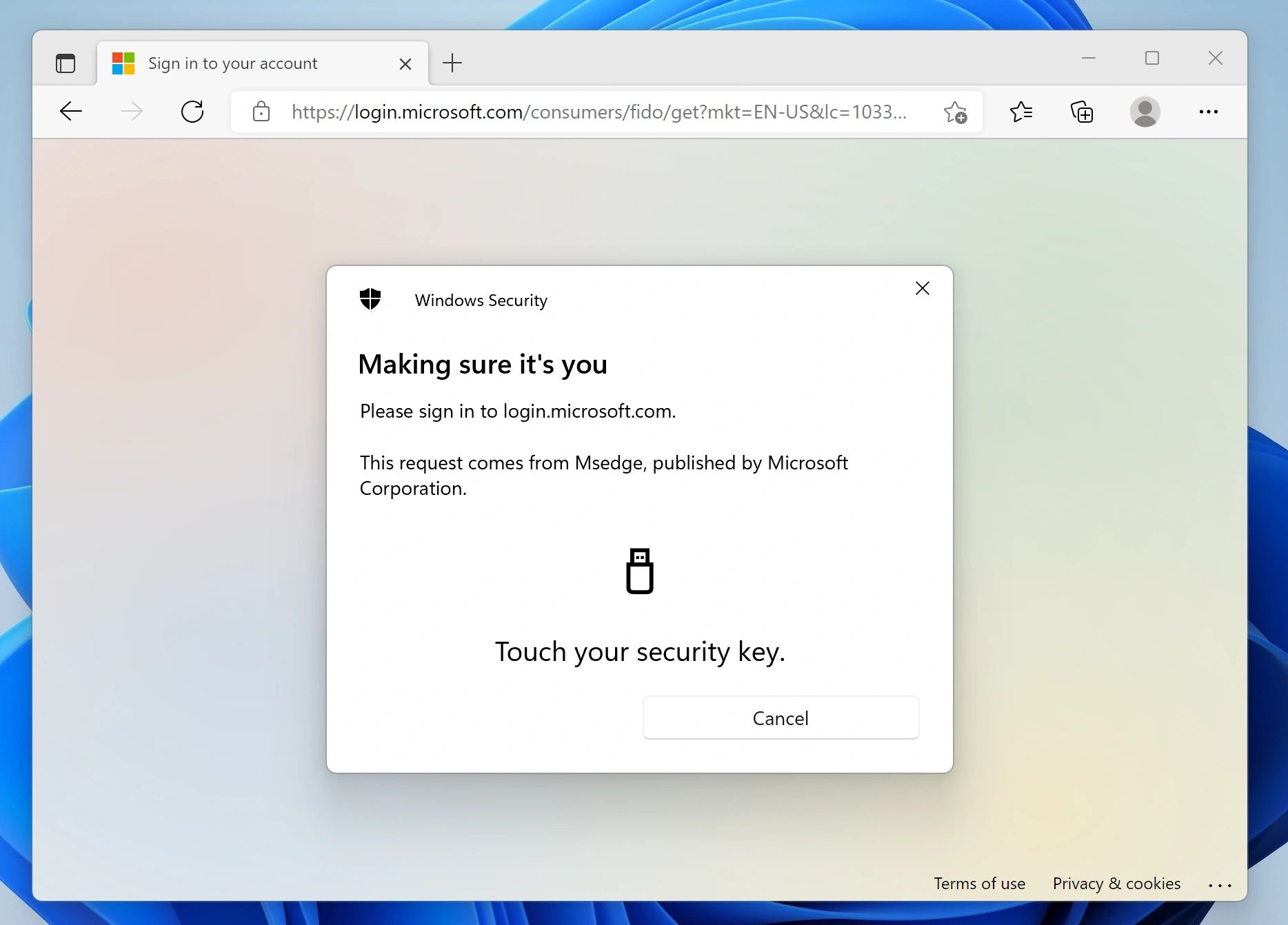 Microsoft now lets you log in with your face or security key