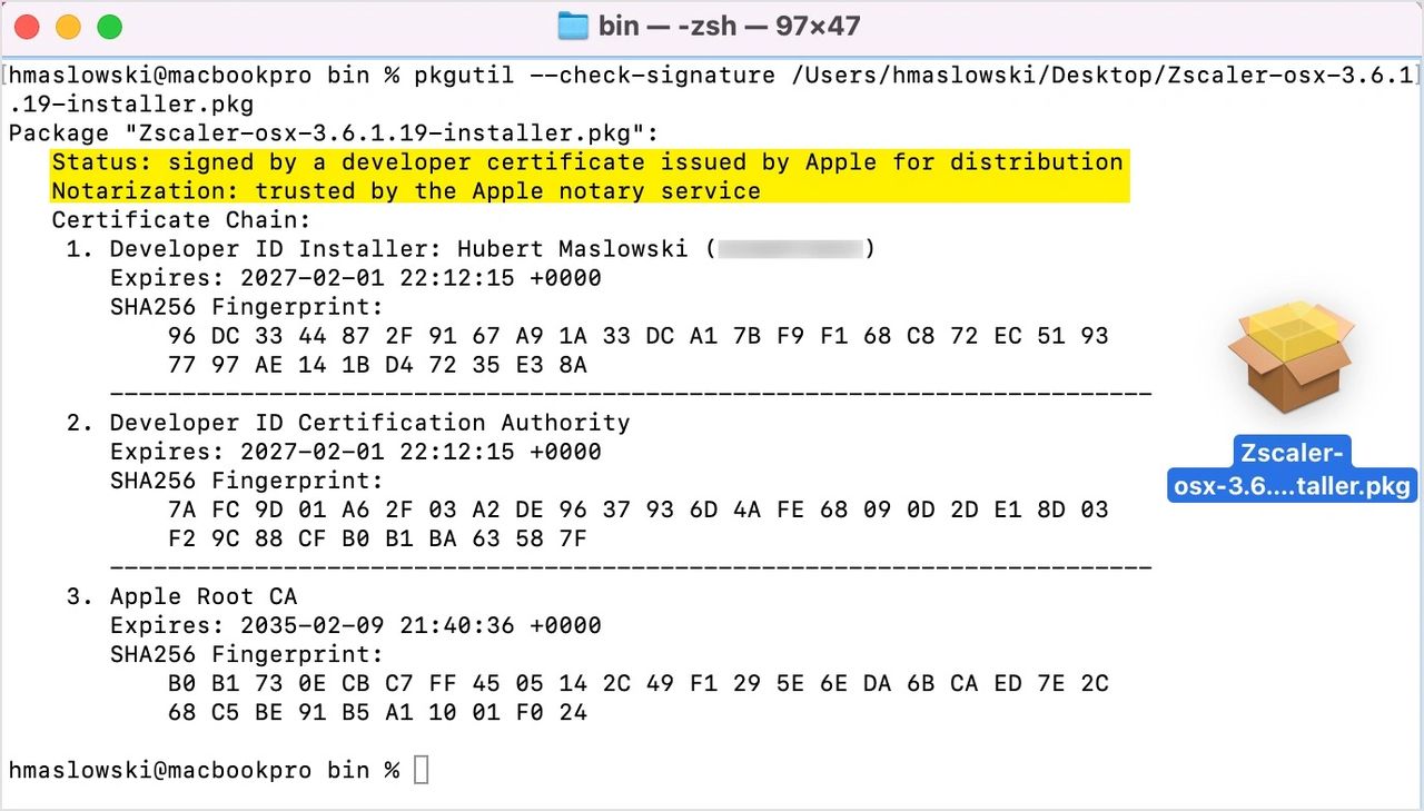 Deploy Zscaler Client Connector app for macOS via MEM (Intune)