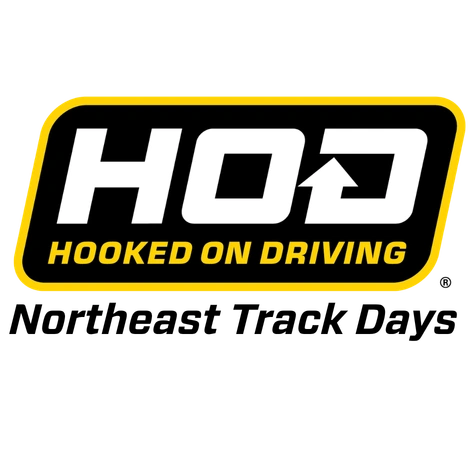 Logo of Hooked On Driving with bold white and yellow text on a black background.
