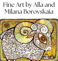 Fine Art & Design 
by 
Alla and Milana Borovskaia

