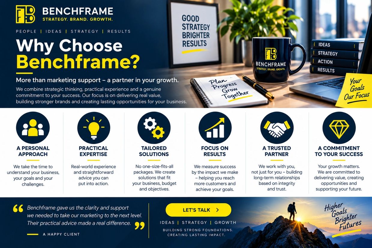 Why choose Benchframe for strategic business growth and success.