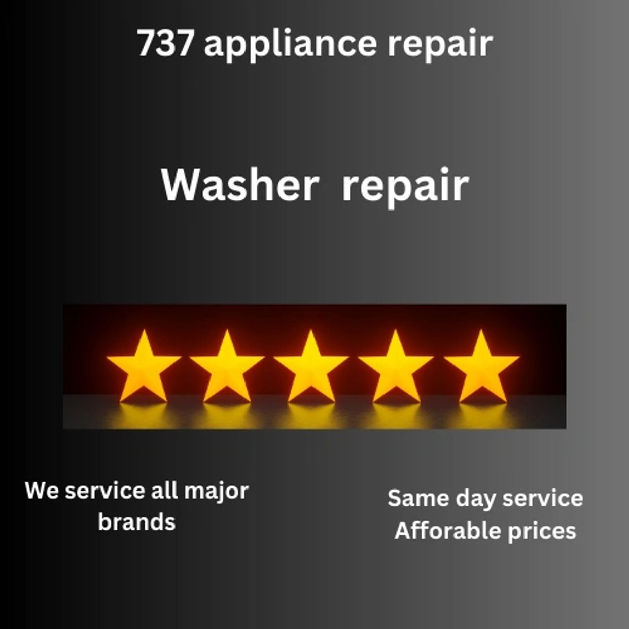 Washer repair service in South Austin Texas