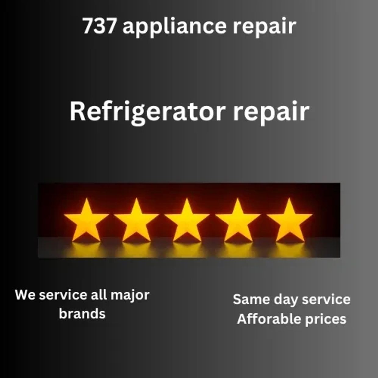 Refrigerator repair in West Austin Texas