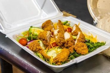 A Take Away Of Chicken Salad