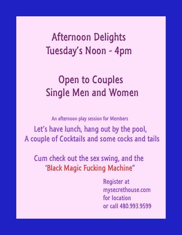 Swinger's Party Afternoon