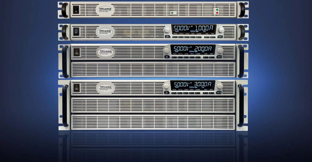 TDK Lambda DC power supplies to 5kW, 10kW, 15kW