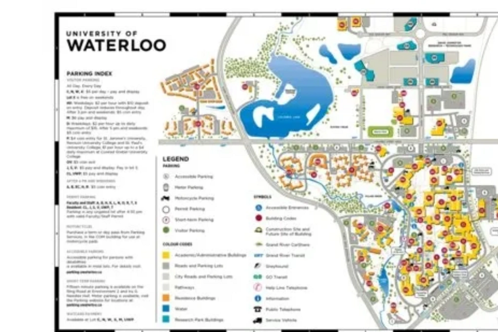 University of Waterloo - Campus Map